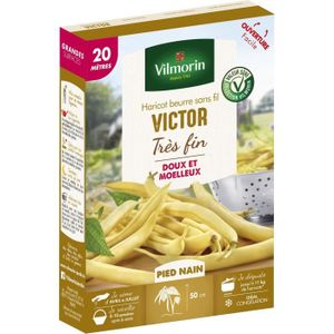 GRAINE - SEMENCE VILMORIN Graines de haricot victor - 20 M