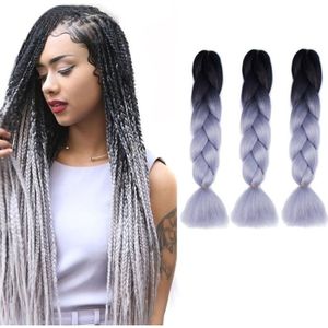 Tresse Cheveux Gris
