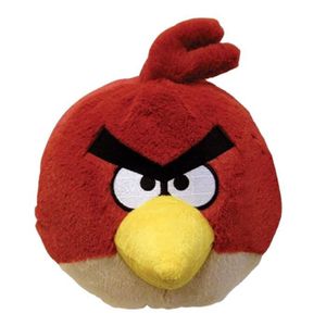 PELUCHE Mighty Mojo Angry Birds - Red Bird - poupée en peluche de collection - licence officielle - poupée Super douce et câline pour enfa