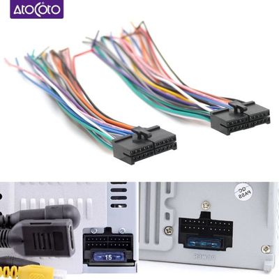 HlyjoonConnecteurs De Fil T-Tap, Prise D'alimentation 2 Broches De Type T Ensemble De Connecteurs De Câble D'autoradio D'alimentation De Type T Adapté à +cable