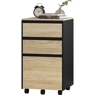 Caisson de Bureau Chêne Dossiers Supendus