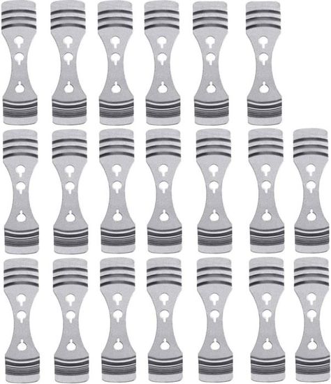 Ensemble de 20 dispositifs de centrage de mèche de Bougie en métal - Titulaire de Noyau en Acier Inoxydable pour Fabrication de Bougies Artisanales - pour Bricolage à Domicile Ensemble de 20 dispositifs de centrage de mèche de Bougie en métal - Titulaire de Noyau en Acier Inoxydable pour Fabrication de Bougies Artisanales - pour Bricolage à Domicile