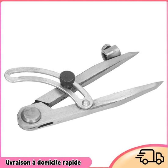 Dilwe Compas Traceur en Acier au Carbone Verrouillable pour le Travail ...