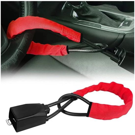 Verrou De Sécurité Antivol Pour Volant De Voiture, Haute Résistance