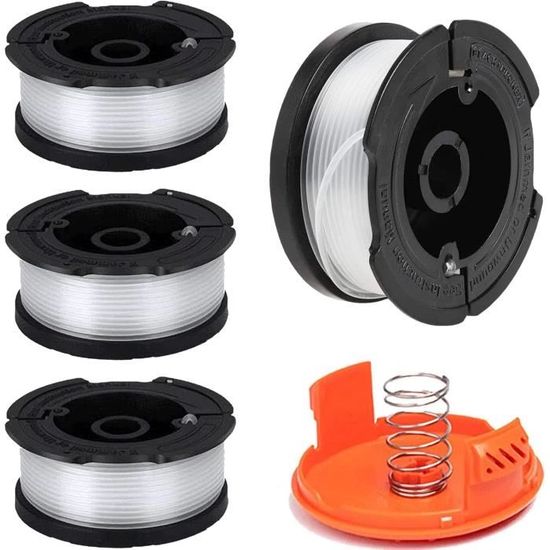 Black And Decker Lot De 3 Bobines De Rechange Pour Débroussailleuse AFS AF- 100-3ZP