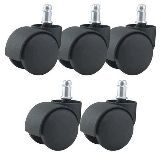 Lntyq Jeu de 4 roulettes pivotantes, roues avec freins, roulettes