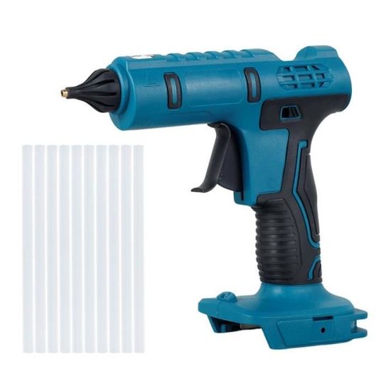 Pistolet à Colle Sans Fil YOFIRDRA 18V – Pour Batterie Makita, Bâtons 11mm, Chauffe Rapide