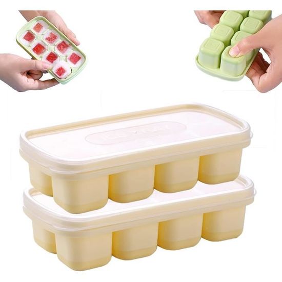 Igadgitz Home U6618 Moule à Glaçons En Silicone De Qualité