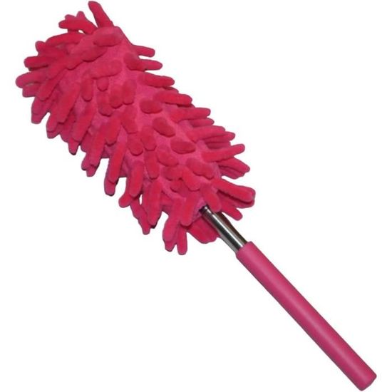 Plumeau Télescopique Extensible Jusqu'à 2,8 M - Tête Flexible Lavable En Microfibre - Pour Nettoyage Plafonds, Fenêtres, Toitures