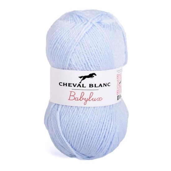 Fil à tricoter CHEVAL BLANC BABYLUX 100% acrylique