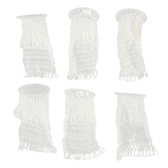 AYNEFY Lot de 6 Poches pour Filet de Billard, Table de Billard Longue Durée de Vie pour Sac en Maille(Le Noir