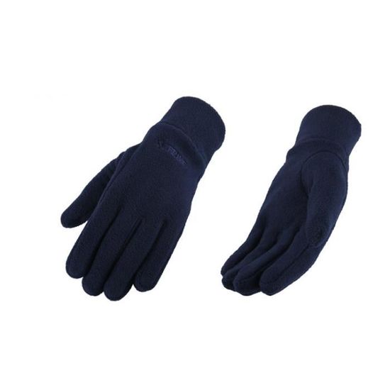 2 Paires De Gants D'hiver Tactiles En Polaire - Taille Unique Femme, Doigts Complets, écran Tactile Pouce-index Gants Chauds Chenille
