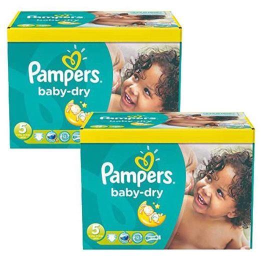 Maxi Pack 175 Couches Pampers Baby Dry taille 5+ Cdiscount
