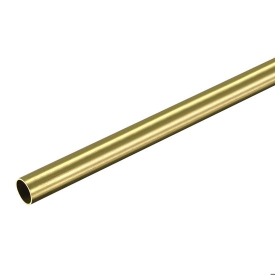 Tube Laiton Creux Rond Épaisseur 1mm - 38mm Diamètre Extérieur X 500mm Longueur