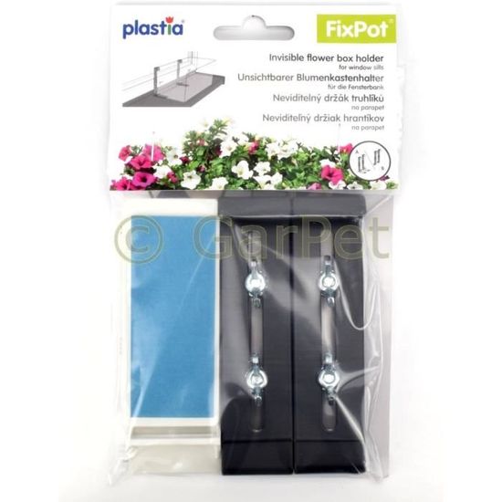 Support Suspendu Pour Pots De Fleurs - Étagère à Accrocher Sur Le Rebord De Fenêtre, Facile à Installer, Gain De Place Pour Jardin Intérieur - 5