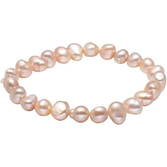 Bracelet perles chaînettes couleur argent superbe unique bijou rétro 689