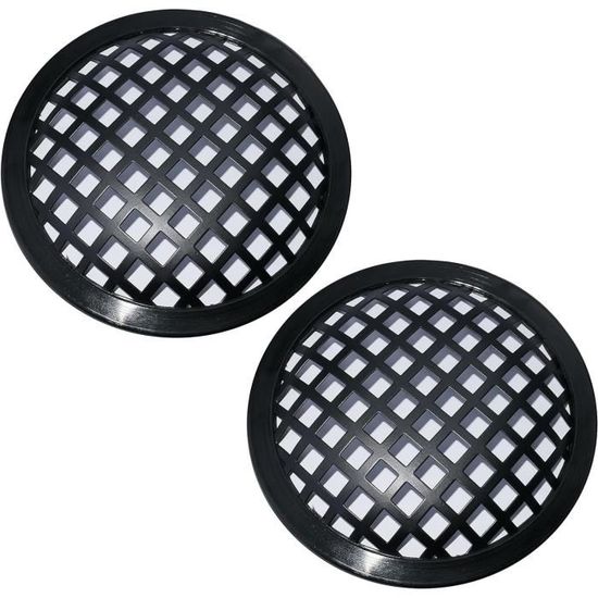 Grilles Protection 17mm 2 Grilles Protection Haut-parleur 16/16,5 Cm - Pour Enceintes Voiture Ou Home Cinema, Diamètre 18,2 Cm Protection Haut-parleur 17mm