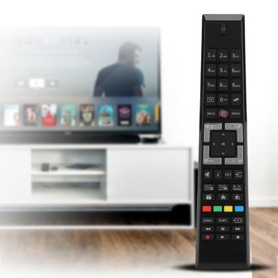 Télécommande De Rechange Pour TV Telefunken Edenwood - Compatible Nombreux Modèles Smart TV
