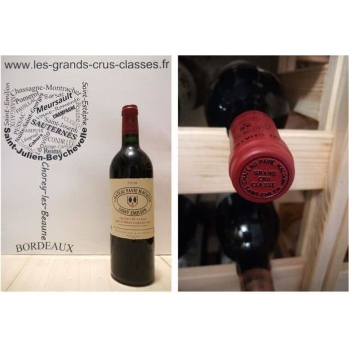 Château Pavie Macquin - 1998 - Saint Emilion Grand Cru - 1 x 75 cl - Rouge