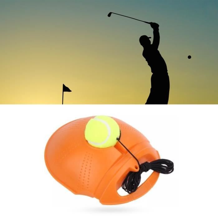 Tennis Trainer, Tennis Practise Training Sport Outil d'exercice Balle de tennis Self-study rebond Boule Plinthe