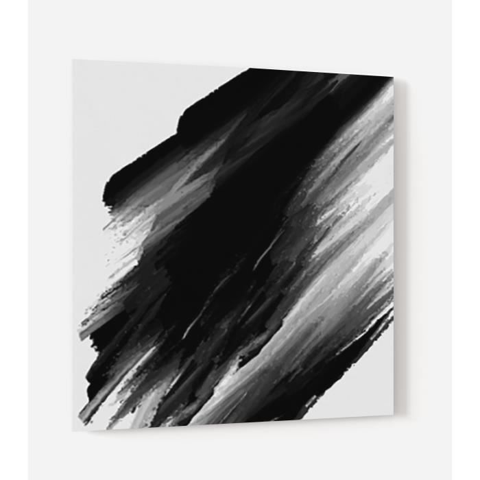 Fond de hotte -Fond peinture noire- en Panneau composite aluminium L, 60 x H, 70 cm
