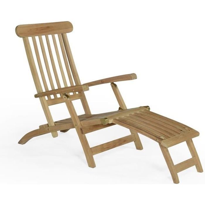 Chaise Longue en teck Ecograde Bahia