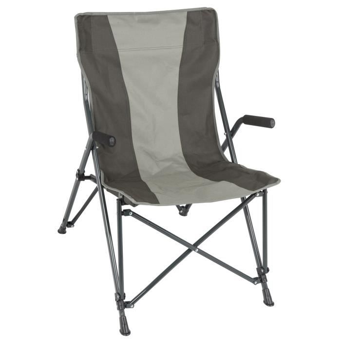 VTK Outdoor - Fauteuil de Camping TOPSTAR - Pliable - Confort Total - Luxe