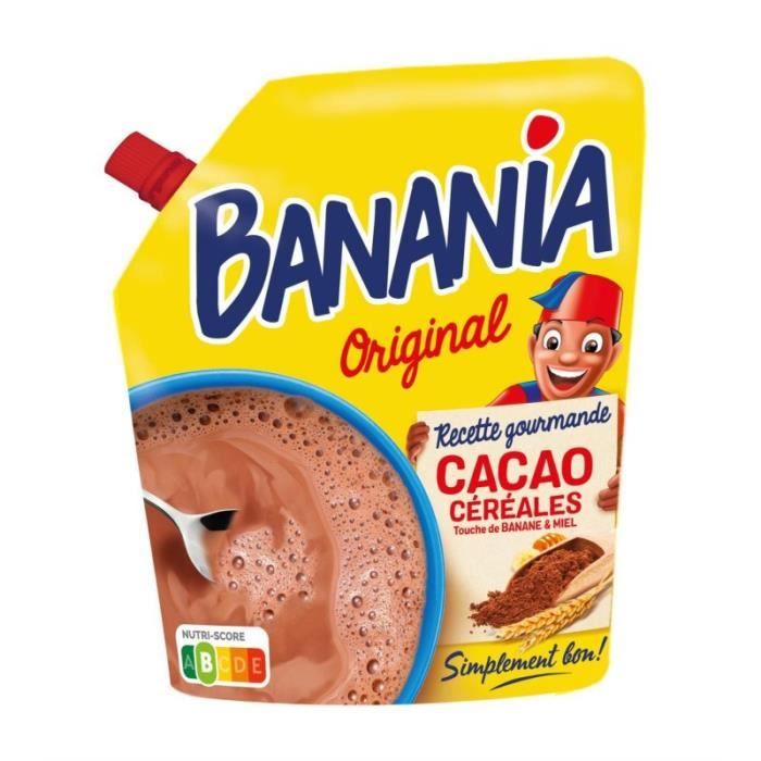 BANANIA - Chocolat En Poudre 400G - Lot De 4