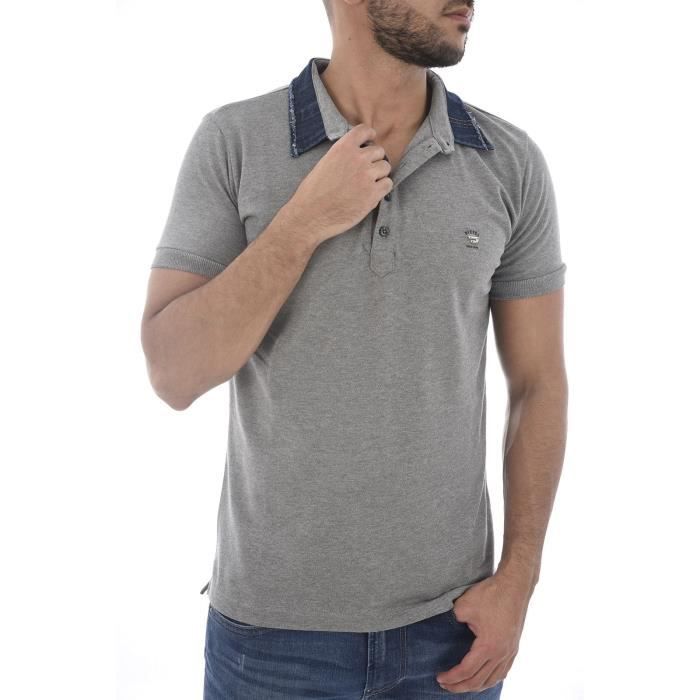 DIESEL Polo Serpico OOSJQV Gris Homme