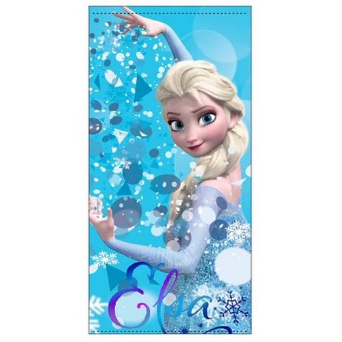 serviette de plage la reine des neiges