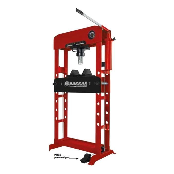 Presse Hydraulique 50T à 2 vitesses bâti soudé manuelle et pneumatique