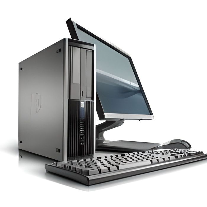 Pc Complet Hp Elite 6000 Pro Sff 160 Go Hdd 4 Go Ram Wifi Avec écran17