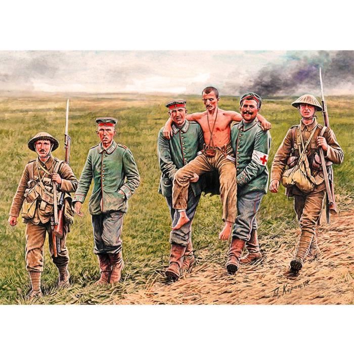 Figurines 1ère Guerre Mondiale : Soldats anglai...