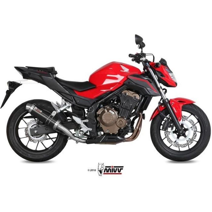 HONDA CB 500 F-16/19 - SILENCIEUX MIVV GP STEEL BLACK-76021454