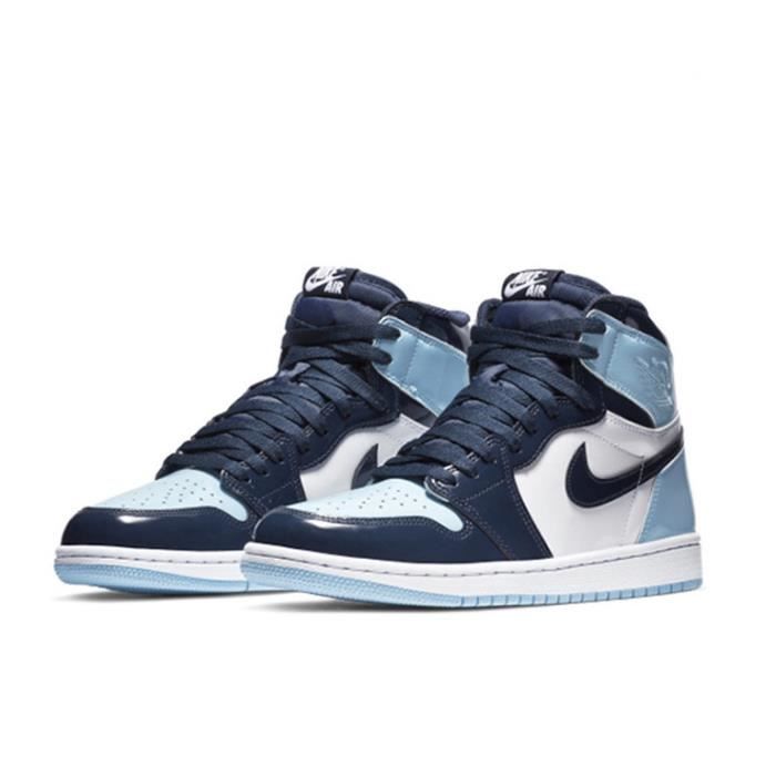 Air Jordan 1 Retro High -Blue Chill- Chaussures de Sport AJ 1 Pas Cher pour Homme Femme Blue