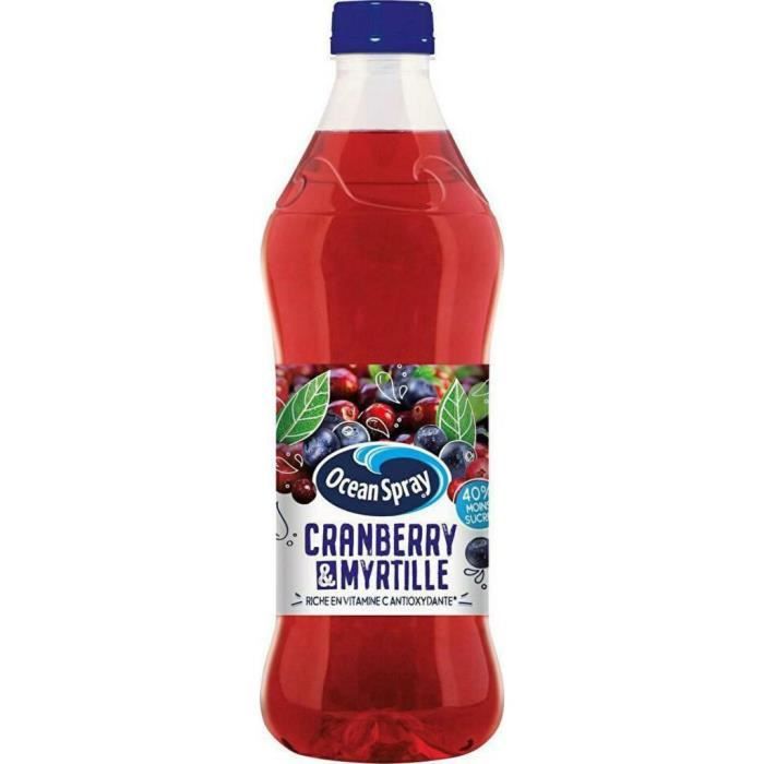 Ocean Spray Boisson aux jus de cranberry pomme myrtille 1,25 L