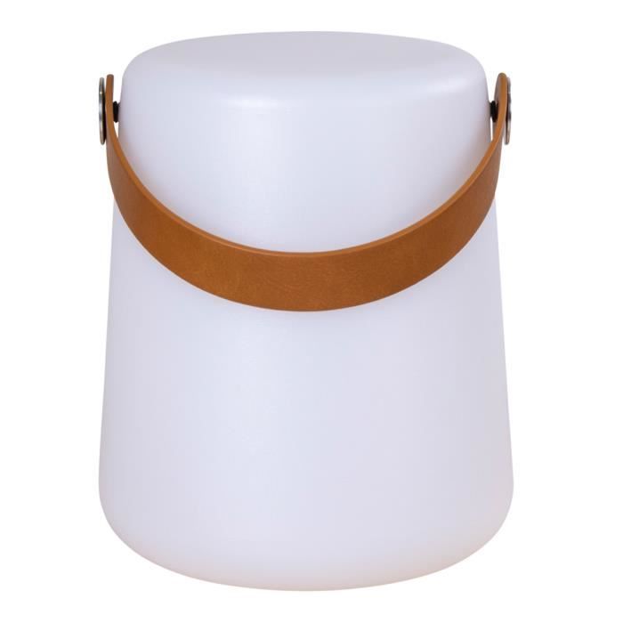 Lampe nomade à LED intérieur/extérieur avec sangle - 14,5-17 x 21 cm