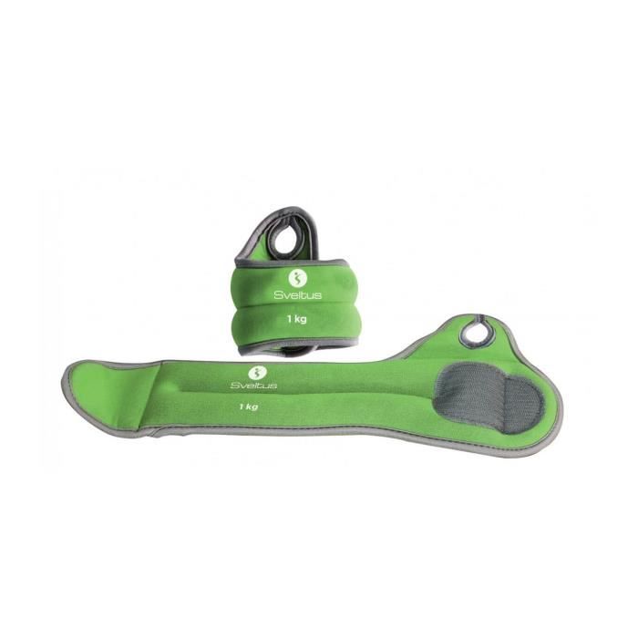 Bracelet lesté poignet 1 kg x2