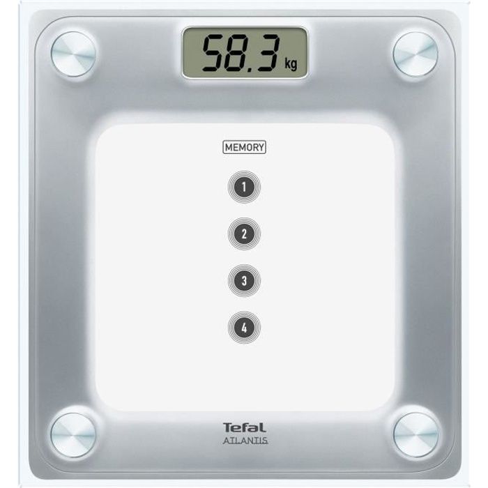 TEFAL - Pèse-personne Atlantis 4 memos - PP3020V1