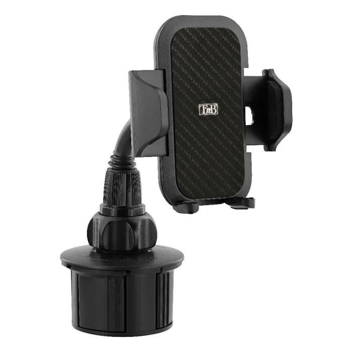 TNB Support smartphone pour porte gobelet - noir