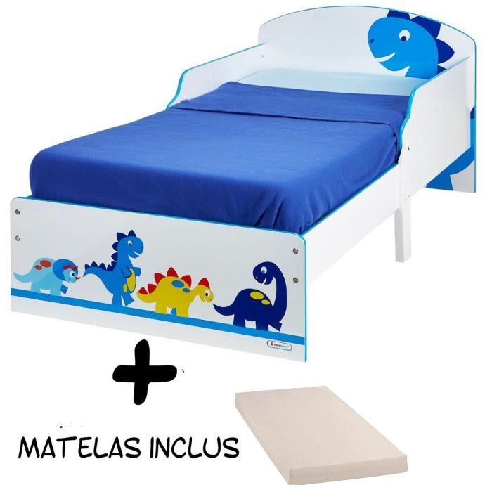 Lit enfant Dinosaure + Matelas