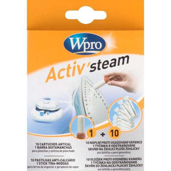 WPRO Kit de nettoyage pour fer à repasser IRO100