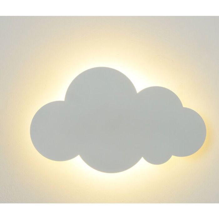 Applique Murale Lampe Nuage Intérieur Moderne Applique Abat-Jour Acrylique Avec Lumière LED Intégrée Chambre Denfant Lumière