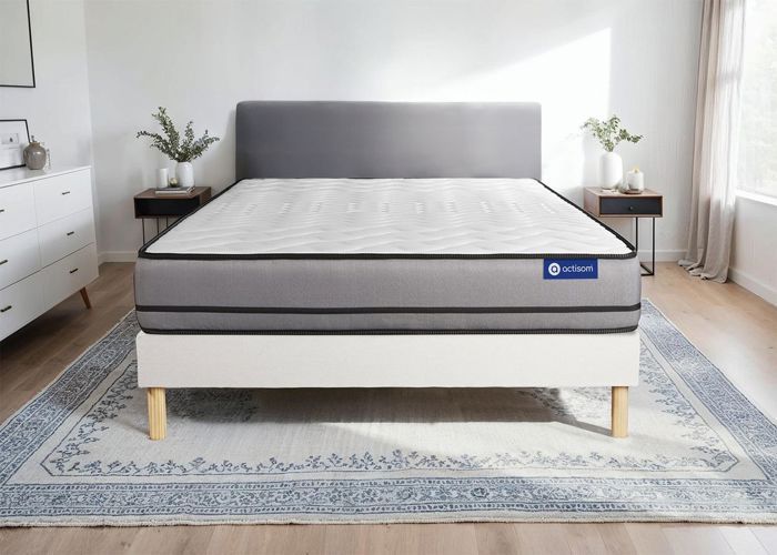 Ensemble Matelas Sommier 130x190 cm - ACTISOM - Actilatex Night - Latex - Très ferme - 7 ans de garantie Ensemble Matelas Sommier 130x190 cm - ACTISOM - Actilatex Night - Latex - Très ferme - 7 ans de garantie