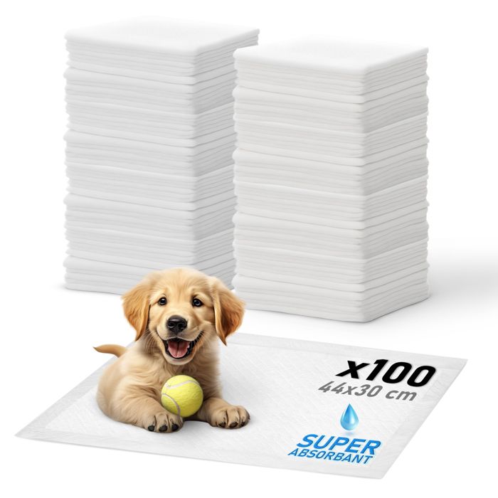 Comparer les prix de Iris Ohyama Tapis déducation et dressage pour chiens et chiots de 3 kg maximum - Pet Pad - NS-100R Blanc