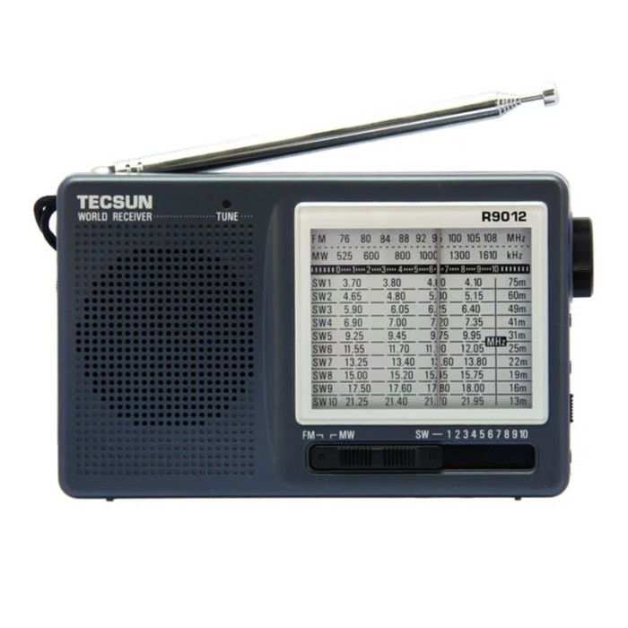 Radio Portable R-9012 Am - Fm - Sw 12 Bandes Haute Sensibilité À Ondes