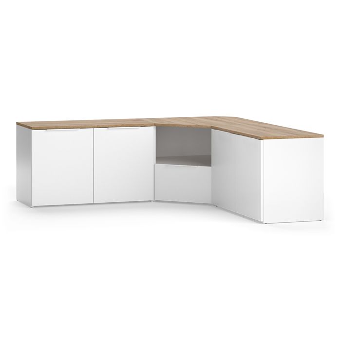 Meuble-paroi Wido 2 pièces Blanc Vicco 58546 Meuble-paroi Wido 2 pièces Blanc Vicco 58546