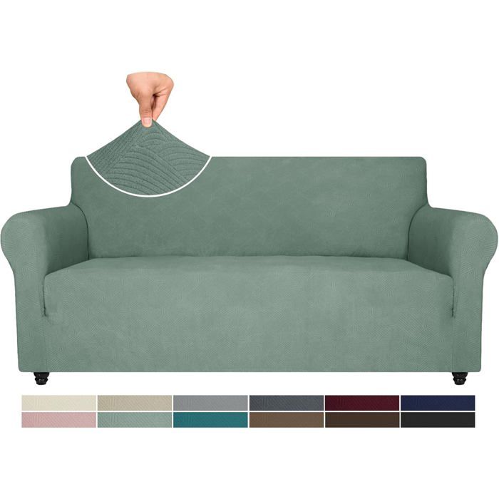 Housse De Canapé 3 Places Avec AccoudoirsHousse Canapé ExtensibleProtection Canape ChienUniverselle Hiver Sofa CoverAnti[CA7]