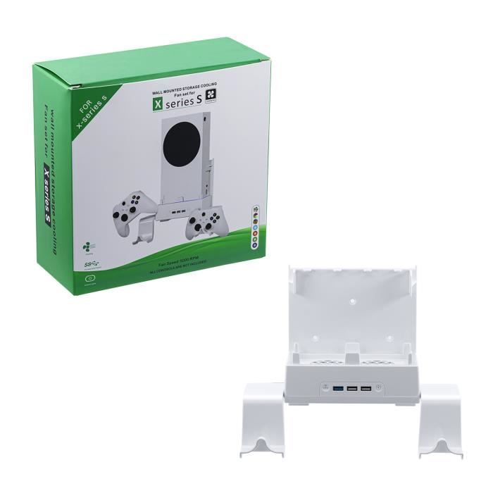 Support de refroidissement mural pour console Xbox Series S, lumière LED  RVB, contrôleur de manette de jeu, - Cdiscount Informatique