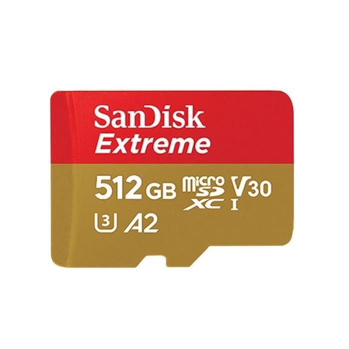 Carte MicroSD 128 Go Insta360 - Vitesse U3 V30 A2, Optimisée Pour Caméras 360 Et Action